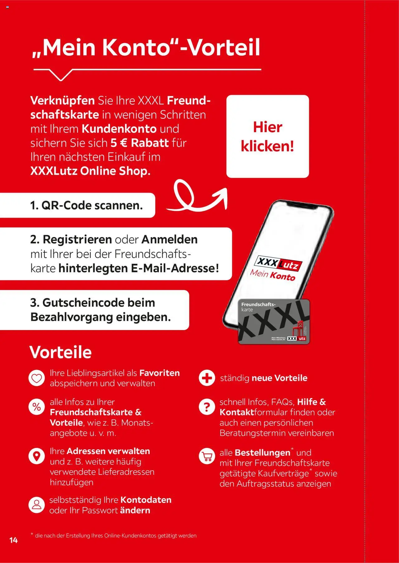 XXXL Lutz Freundschaftskartenjournal - gültig ab dem 01.08.2025 | Seite: 14