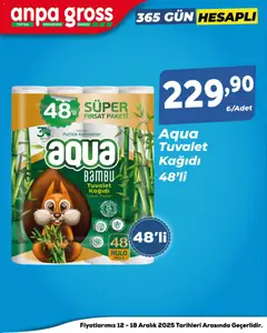 12.12.2025 tarihinden itibaren geçerli olan Anpa Gross kataloğu önizlemesi | Sayfa: 2