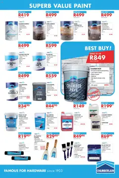 Chamberlain Superb Value │ valid from 17.07.2025 | Page: 3 | Products: Gloss, Tray, Soap, Preservative