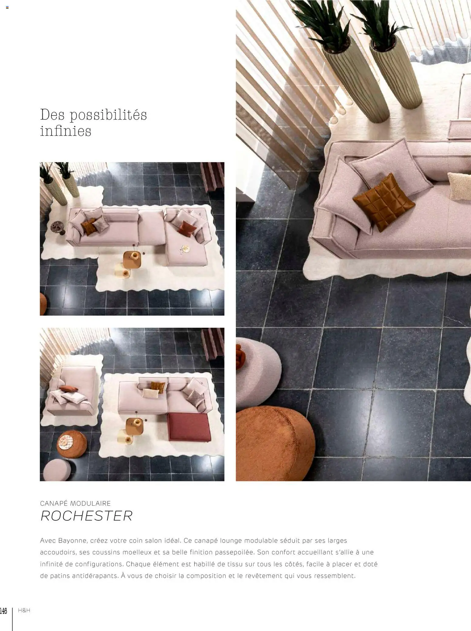 {H1} | Page: 146 | Produits: Canapé