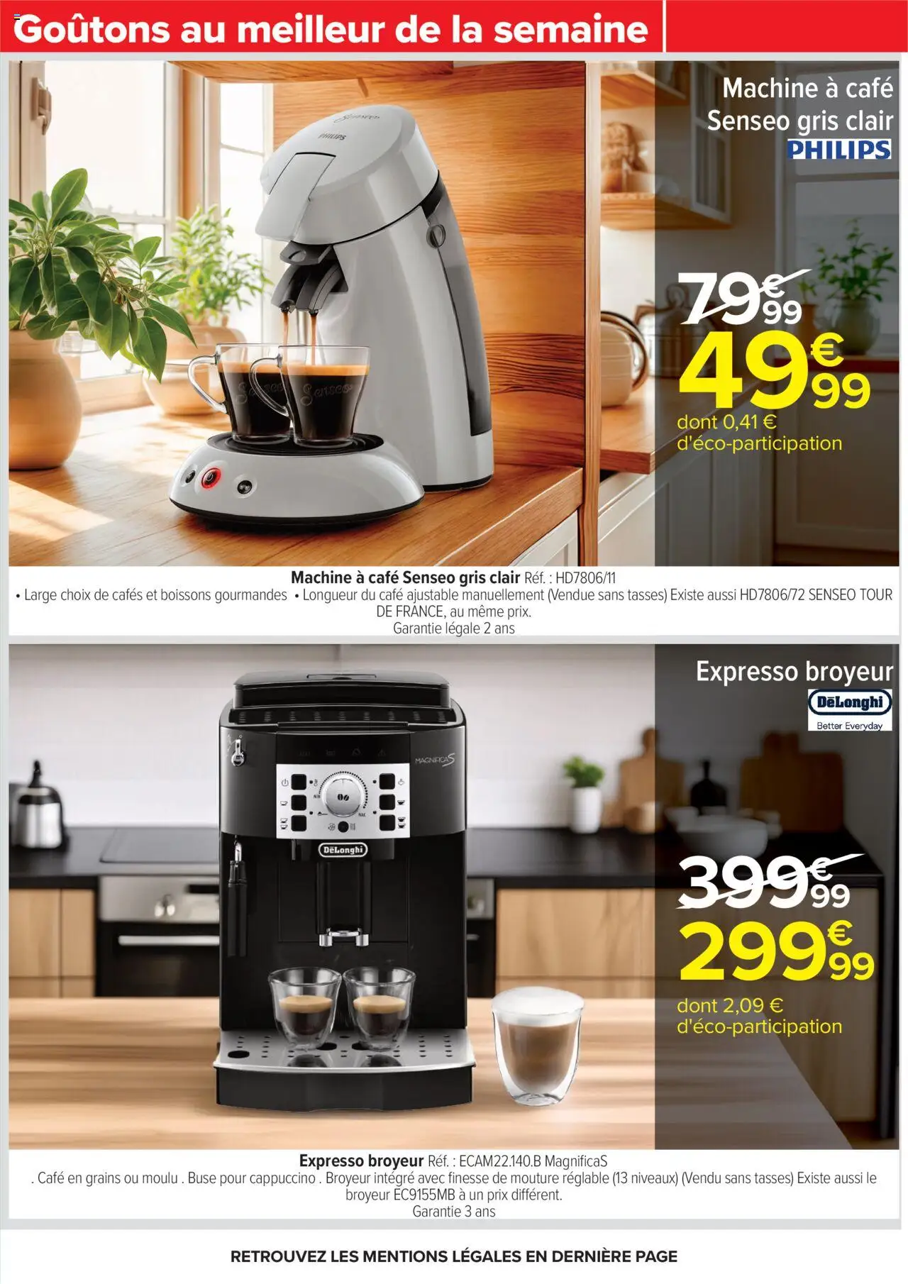  | Page: 7 | Produits: Machine à café, Café en grains, Café, Tasses