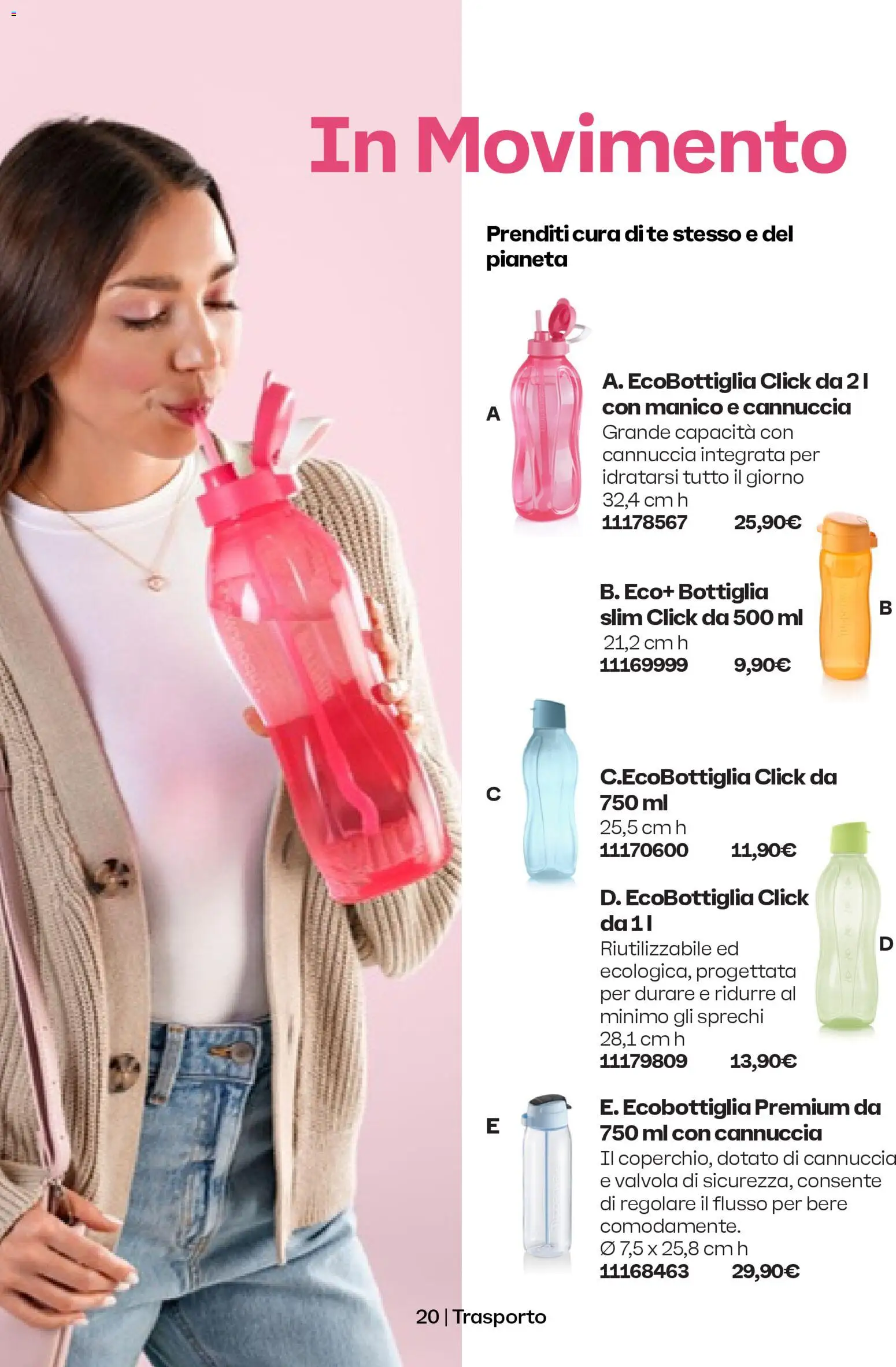 Volantino Tupperware del 01.11.2025 | Pagina: 20 | Prodotti: Tè, Bottiglia