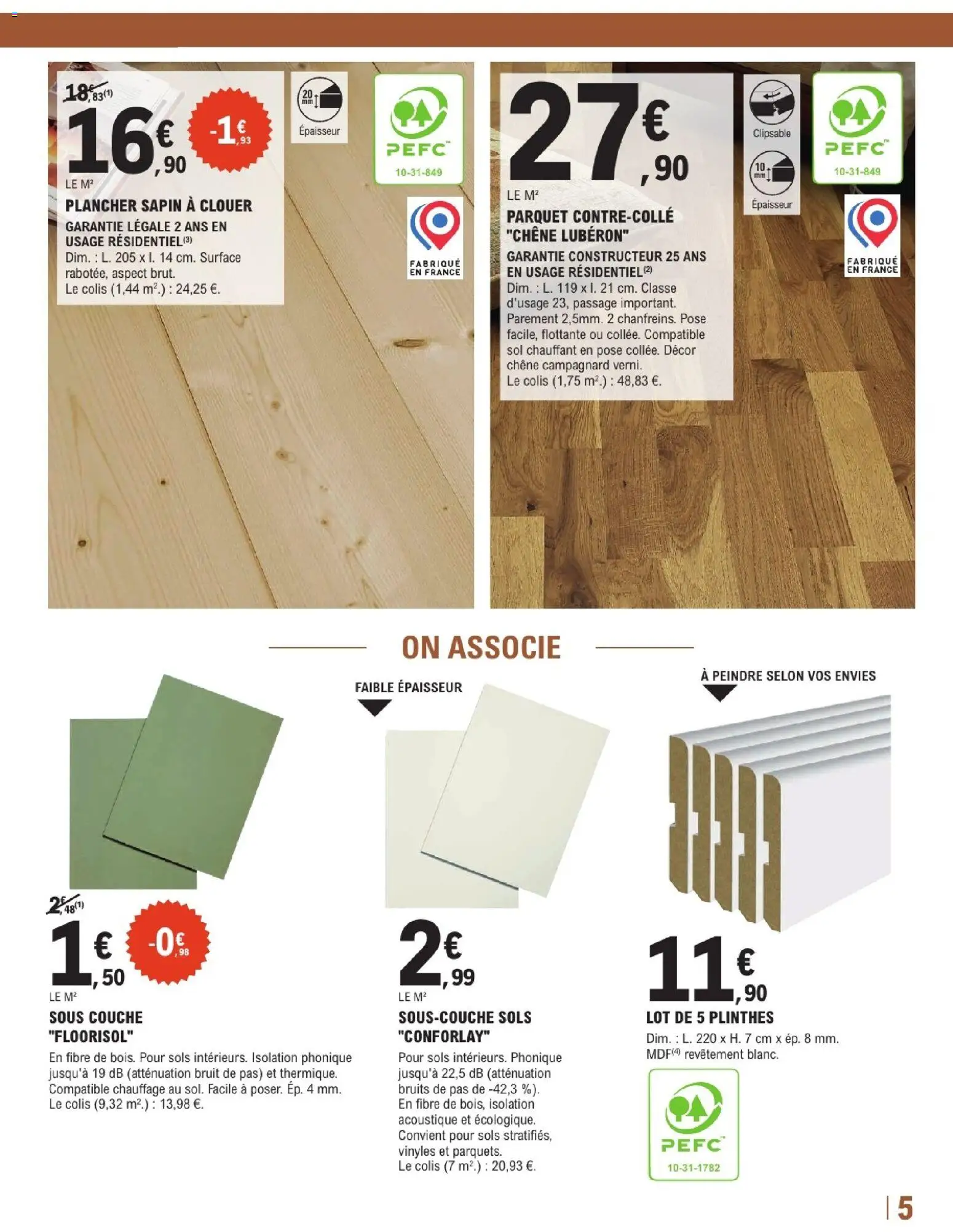 {H1} | Page: 5 | Produits: Parquet