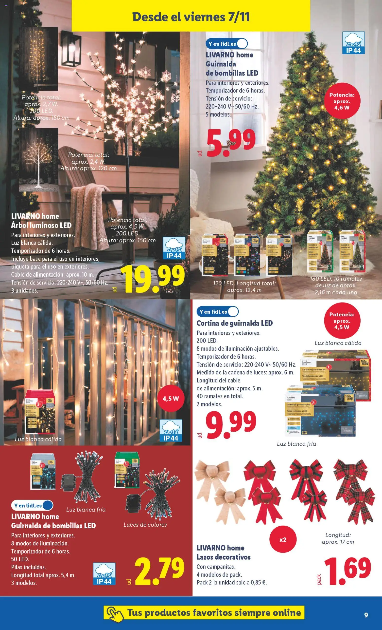 Lidl - Canarias  │ válido desde el 03.11.2025 | Página: 15 | Productos: Cortina, Cable, Galette de chaise