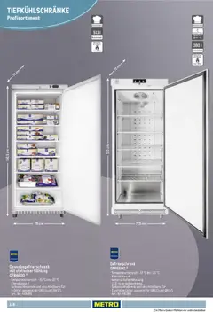 Metro Non Food Sortiment ab 01.10.2025 gültig | Seite: 158 | Produkte: Gefrierschrank, Tür