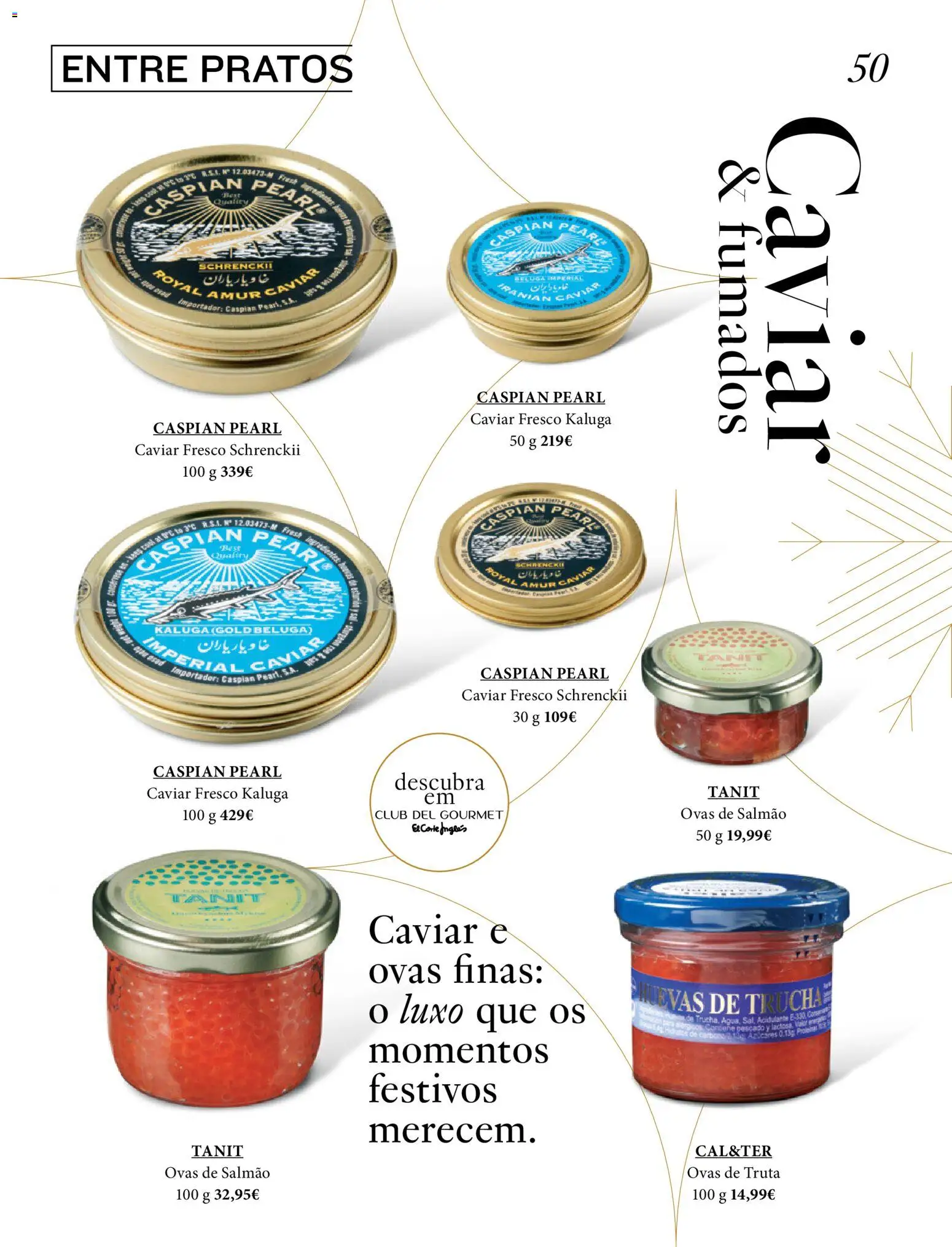 El Corte Ingles folheto │ válido de 26.11.2025 | Página: 50 | Produtos: Pratos, Salmão, Truta