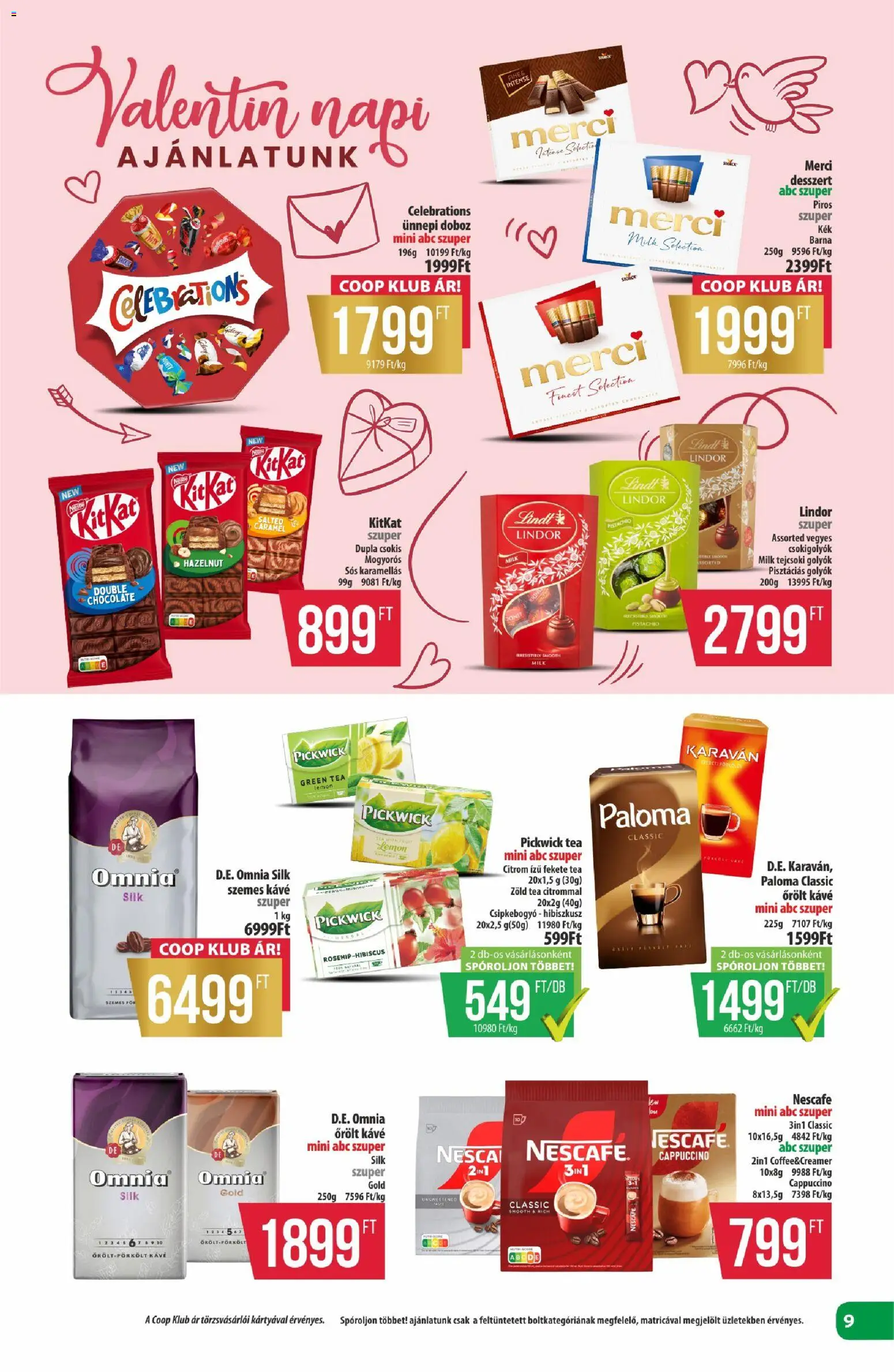 COOP akciós ujság - amely érvényes a következő dátumtól: 12.02.2026 | Oldal: 9