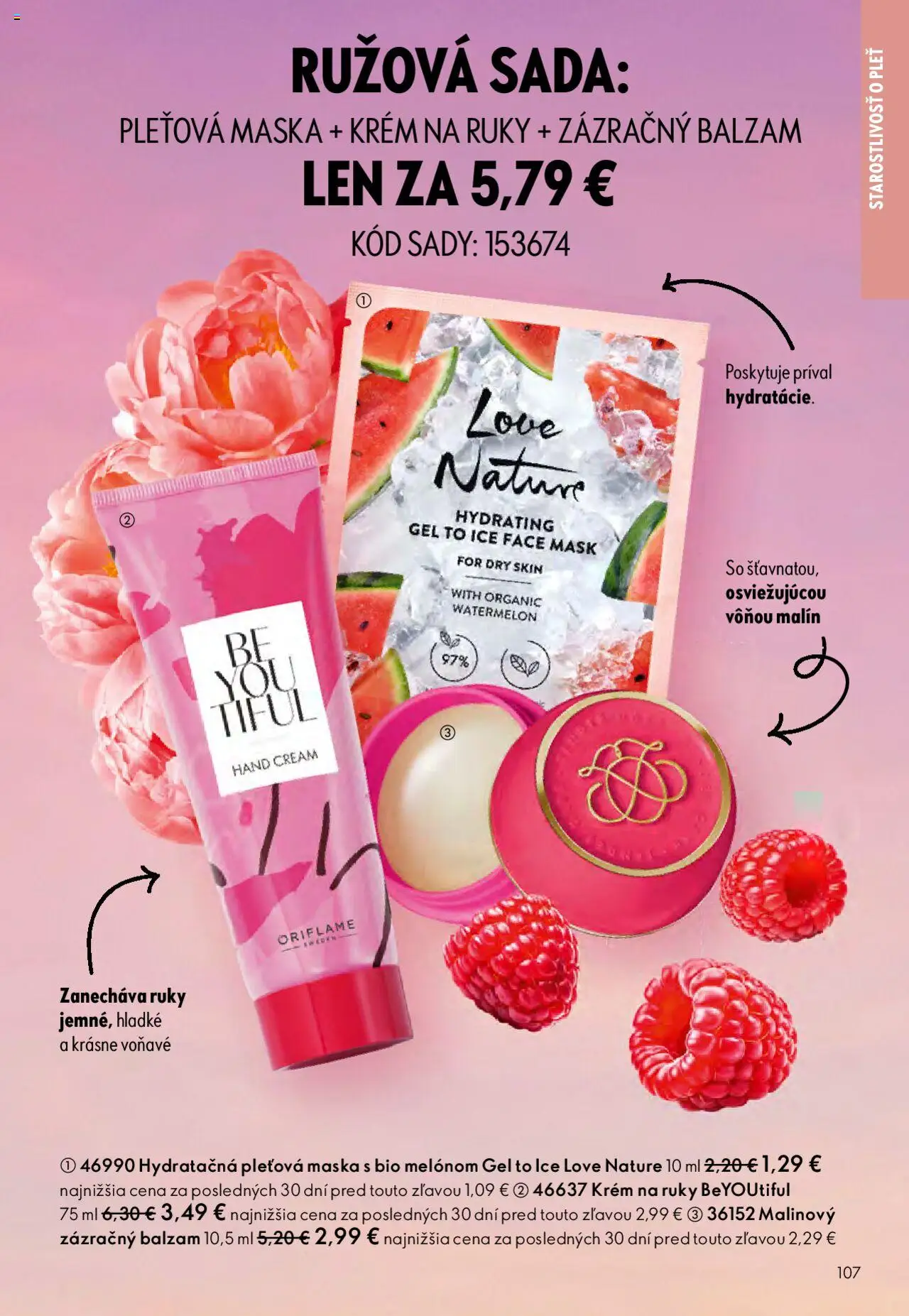 Nové Oriflame akcie – leták je platný od 01.10.2025 | Strana: 107 | Produkty: Maska, Krém na ruky, Krém