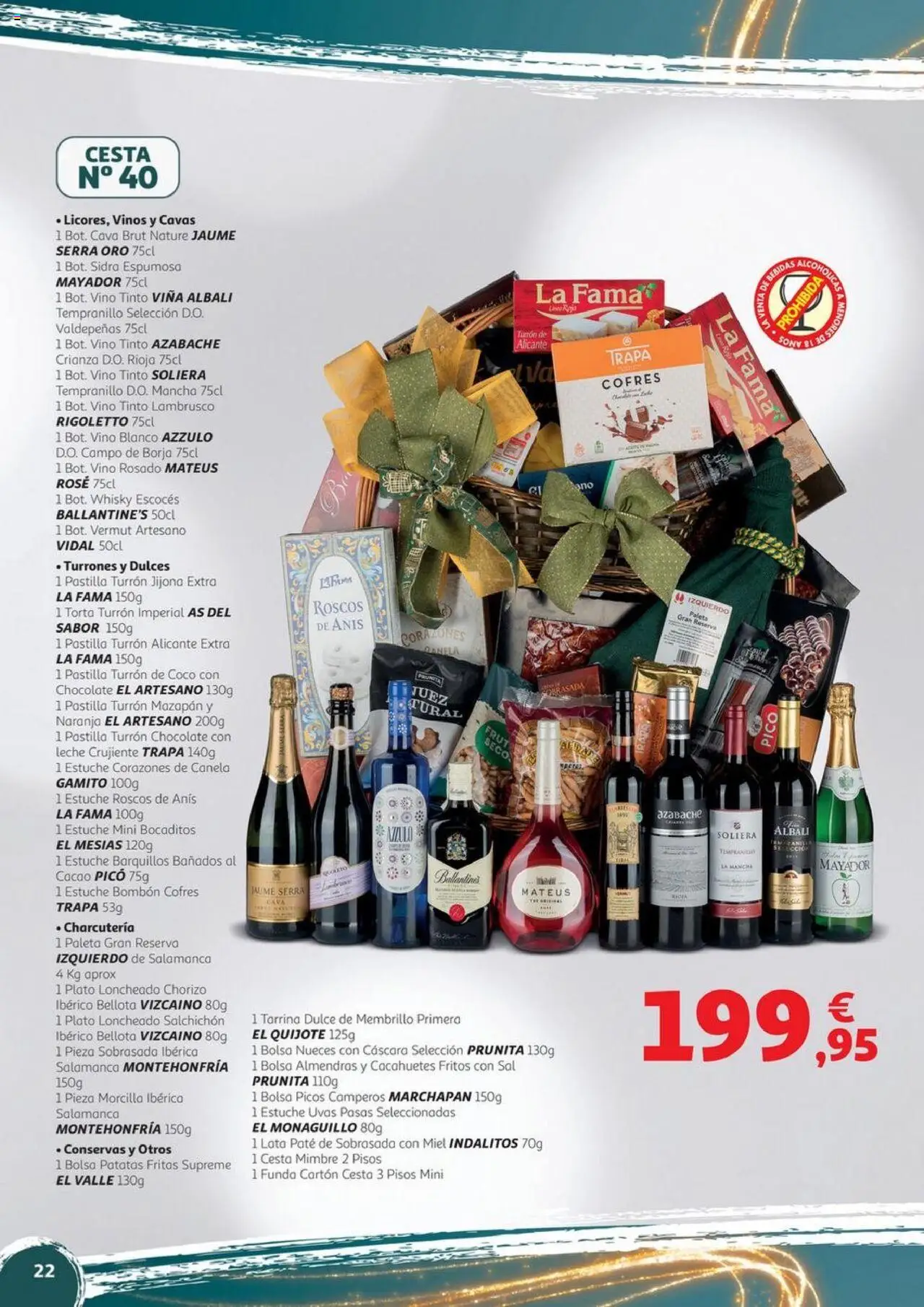 Alcampo - Alicante y Murcia │ válido desde el 06.11.2025 | Página: 22 | Productos: Leche, Paté, Φρυγανιές σικάλεως, Sobrasada