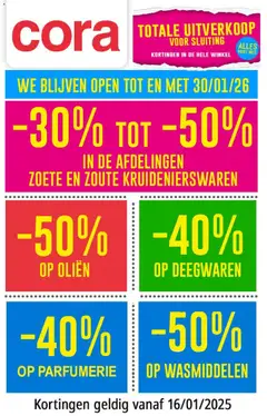 Cora - Folder Anderlecht - Voorbeeld van een folder van Cora, geldig van 16.01.2026