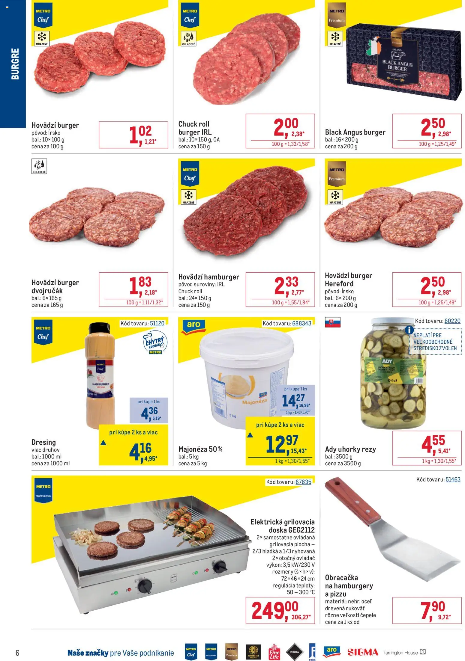 Nové Metro akcie – leták je platný od 19.11.2025 | Strana: 6 | Produkty: Uhorky