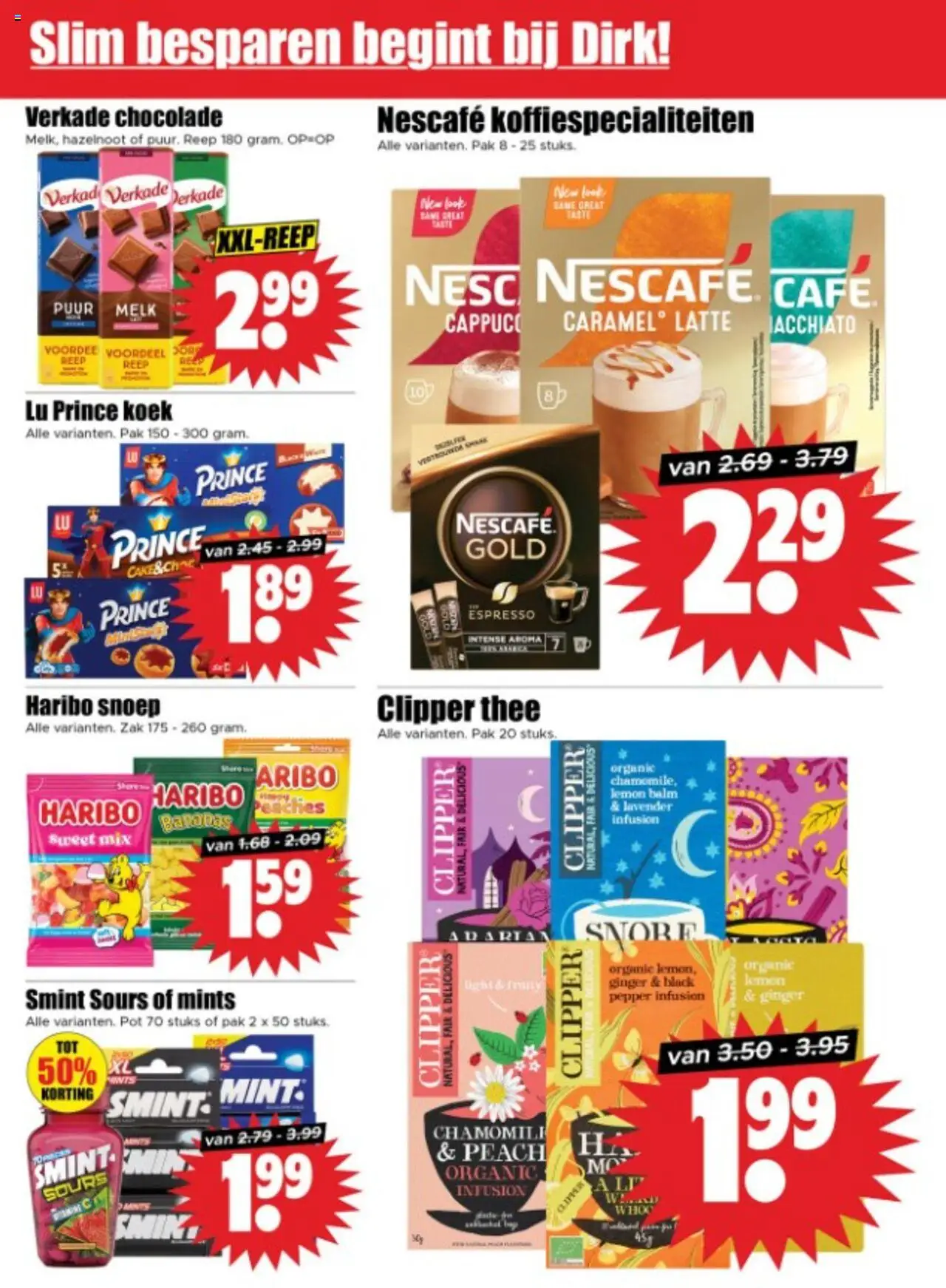  | Pagina: 24 | Producten: Snoep, Melk, Chocolade, Thee