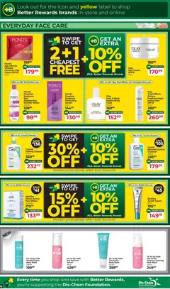 Dis-Chem specials catalogue – valid from 14.04.2026 | Page: 16 | Products: Serum, Micellar water, Cream, Day cream