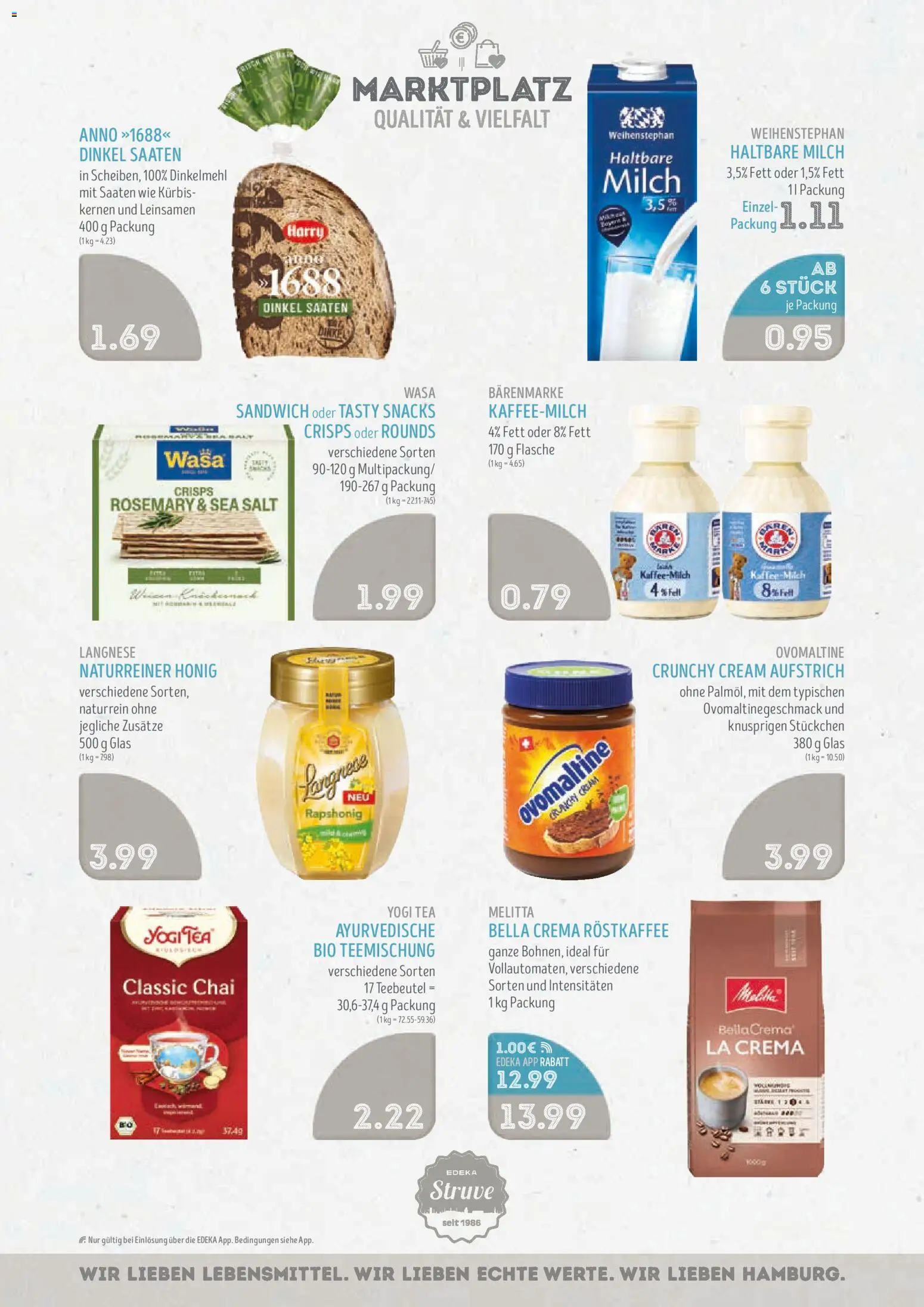 Edeka Struve Prospekt 	 – gültig ab 13.04.2026 | Seite: 10 | Produkte: Melitta, Langnese, Kaffee, Haltbare milch