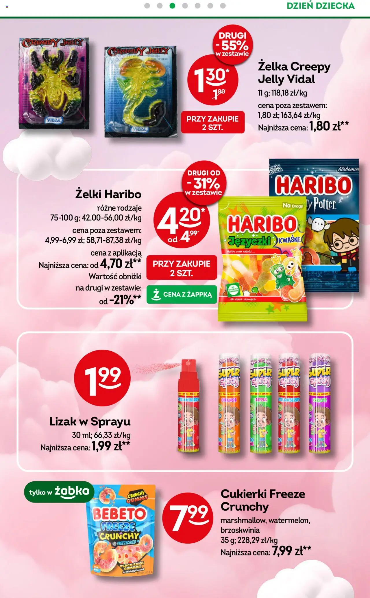 Żabka Gazetka od 21.05.2025 | Strona: 18 | Produkty: Kapusta, Pierogi, Zupa, Woda