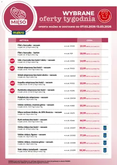 Pogląd oferty "Makro gazetka - Wybrane oferty tygodnia w dostawie" - ważna od 07.03.2026