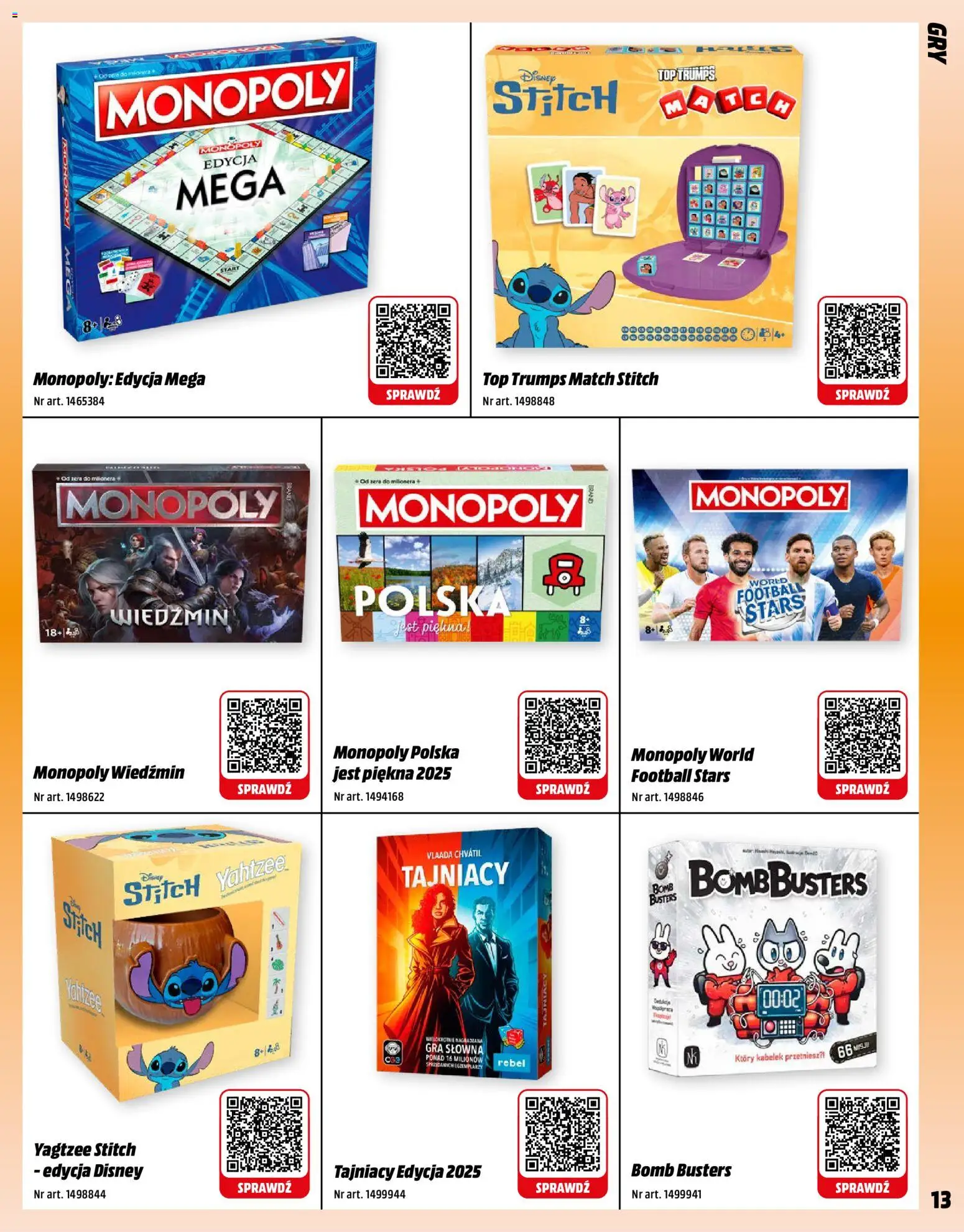Media Markt promocje od 01.12.2025 | Strona: 13 | Produkty: Top, Gra