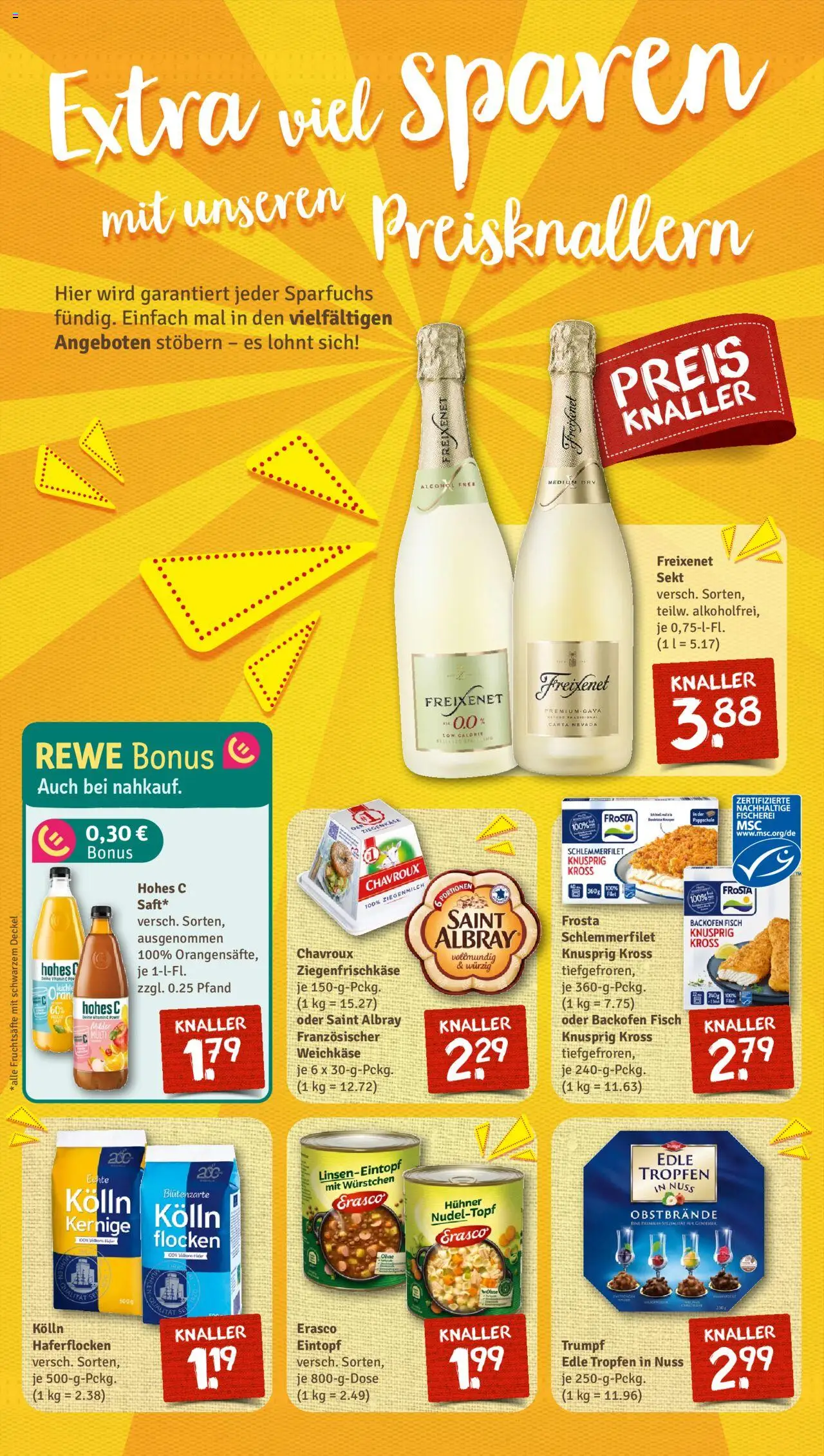 Nahkauf Prospekt – gültig ab 22.09.2025 | Seite: 6 | Produkte: Frosta, Hohes c, Erasco, Flocken
