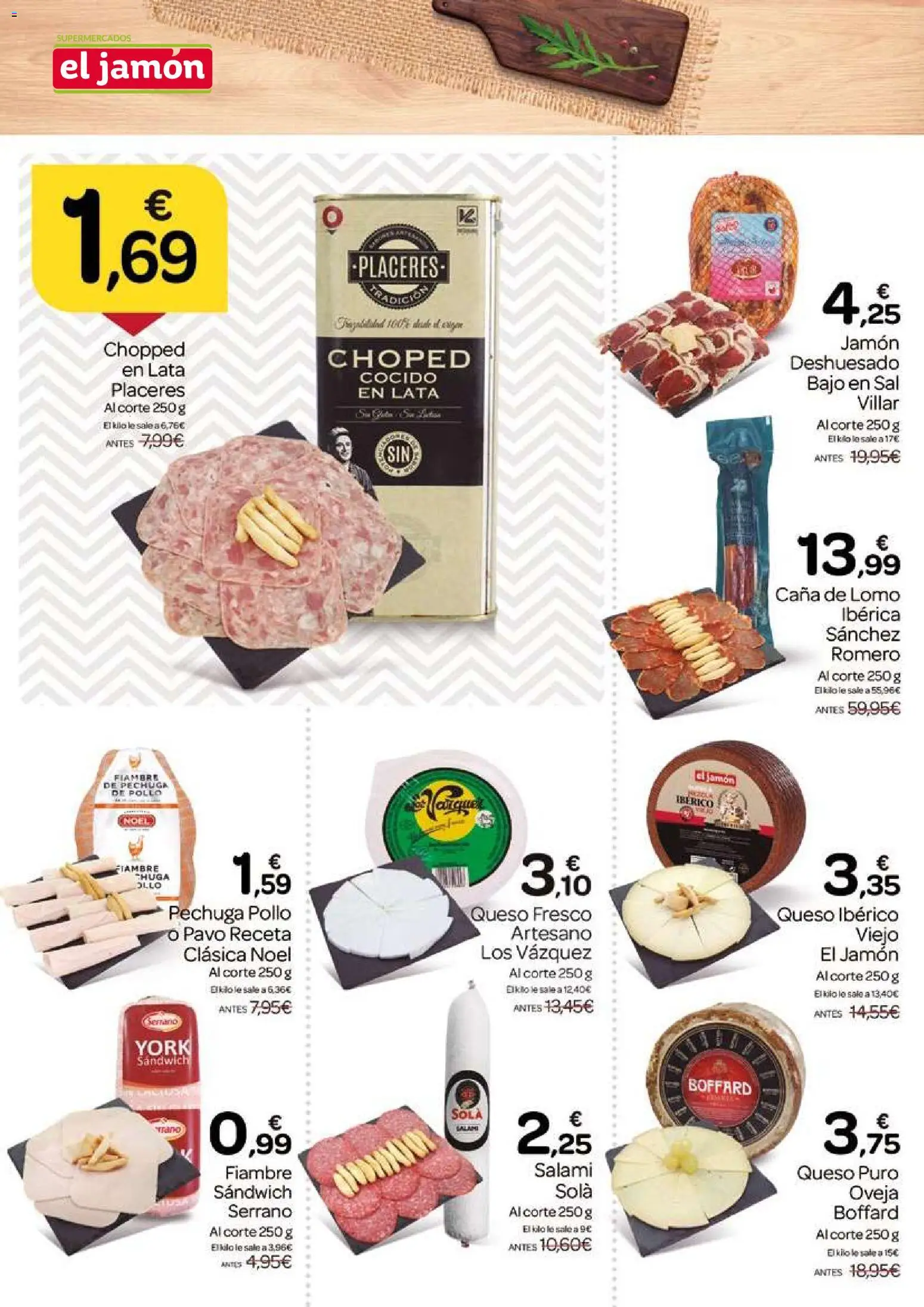 Supermercados El Jamón folleto │ válido desde el 26.02.2026 | Página: 16 | Productos: Queso, Jamón, Queso fresco, Salami