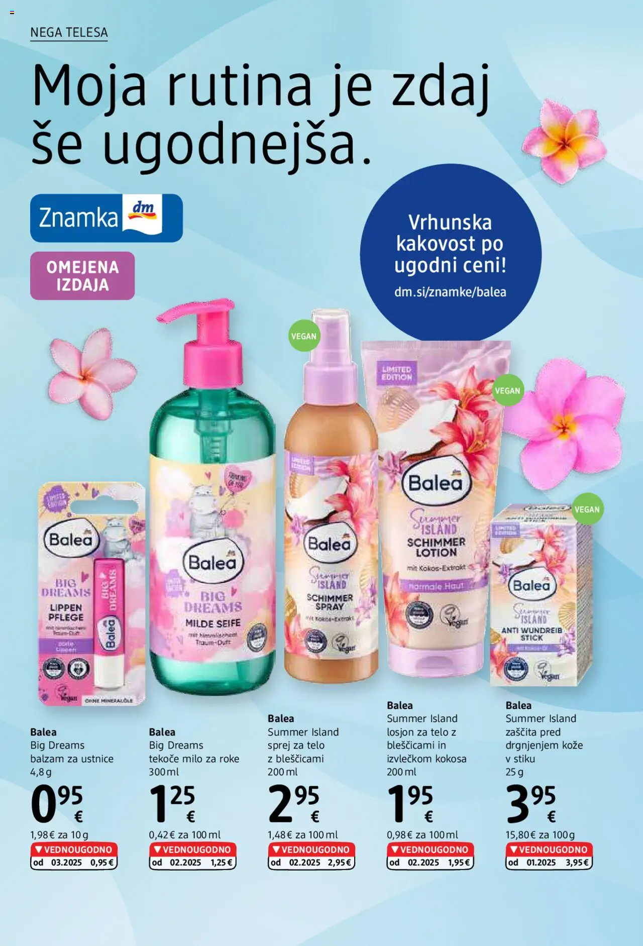 DM Drogerie Markt katalog │ velja od 01.08.2025 | Stran: 14 | Izdelki: Tekoče milo, Balzam za ustnice, Milo