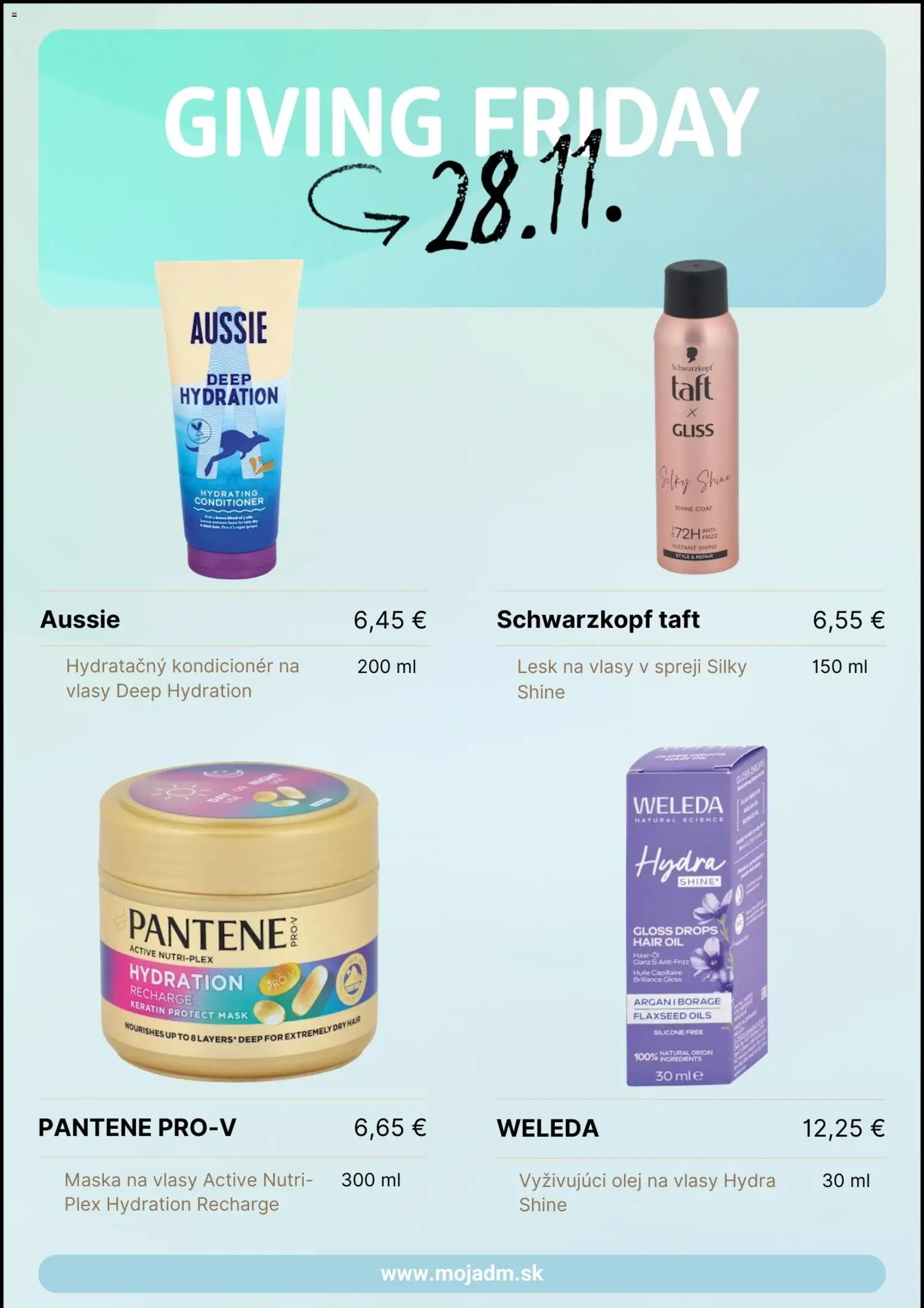 Nové dm drogerie akcie – leták je platný od 28.11.2025 | Strana: 4 | Produkty: Olej, Kondicionér, Maska na vlasy, Olej na vlasy