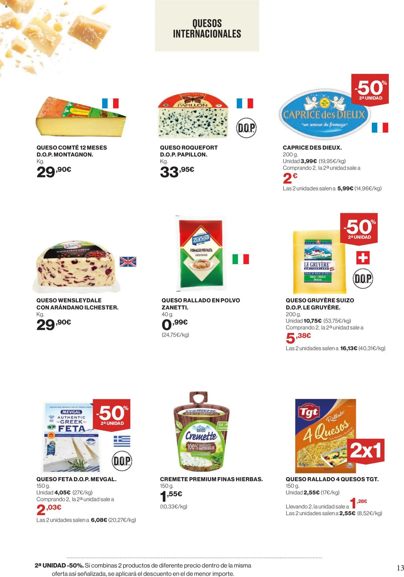 Supercor Canarias │ válido desde el 26.02.2026 | Página: 13 | Productos: Polvo, Queso, Queso rallado, Pasta