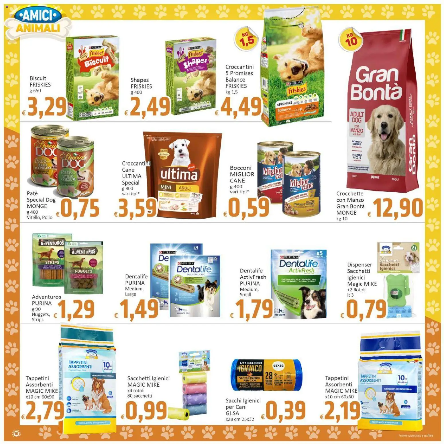 Volantino Paghi Poco del 03.03.2026 | Pagina: 16 | Prodotti: Paté, Pollo, Nuggets, Vitello