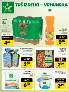 Tuš katalog │ velja od 16.07.2025 | Stran: 10 | Izdelki: Napolitanke, Kajmak, Pivo