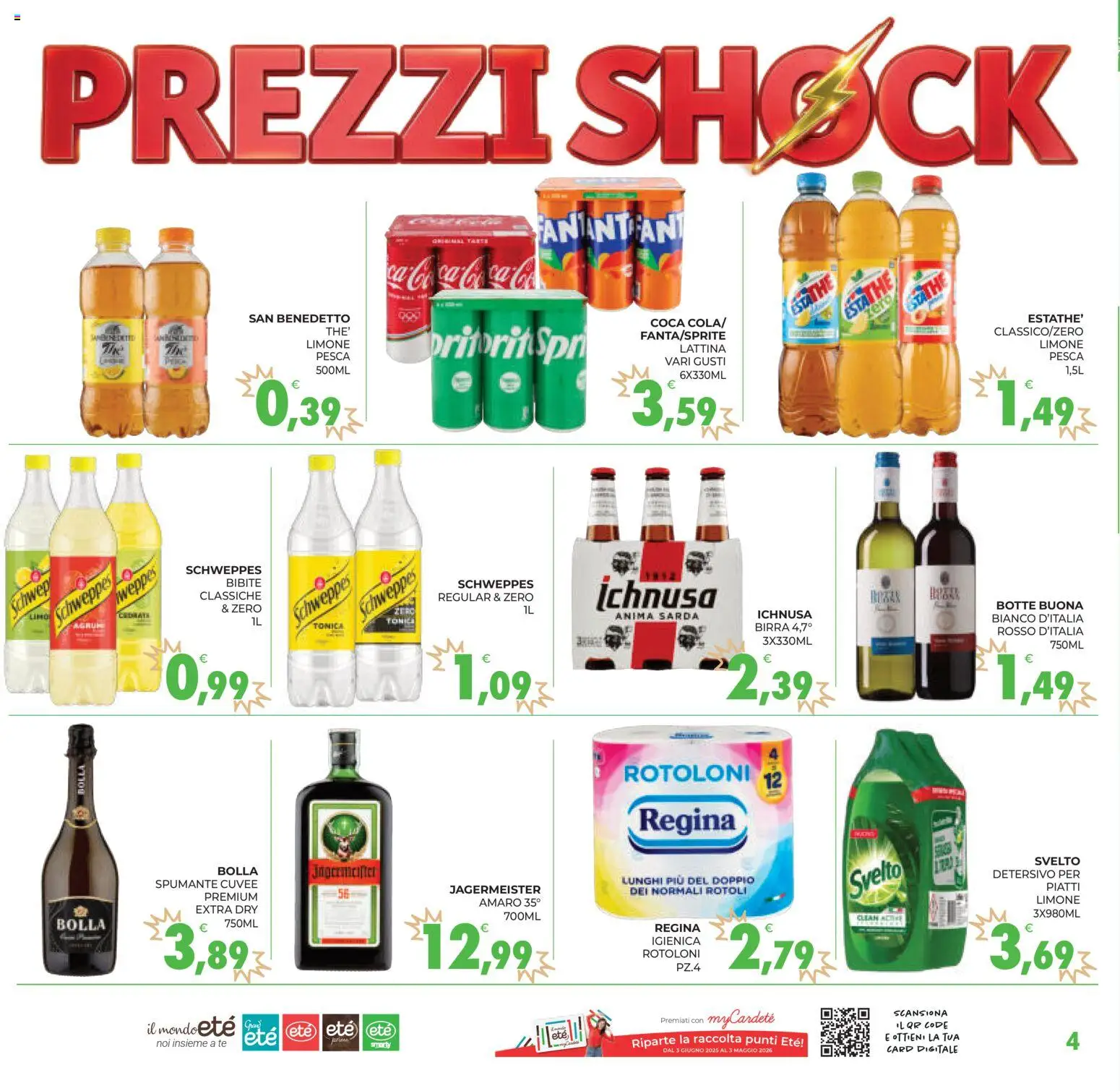 Volantino Eté del 07.04.2026 | Pagina: 4 | Prodotti: Tè, Pesca, Spumante, Amaro