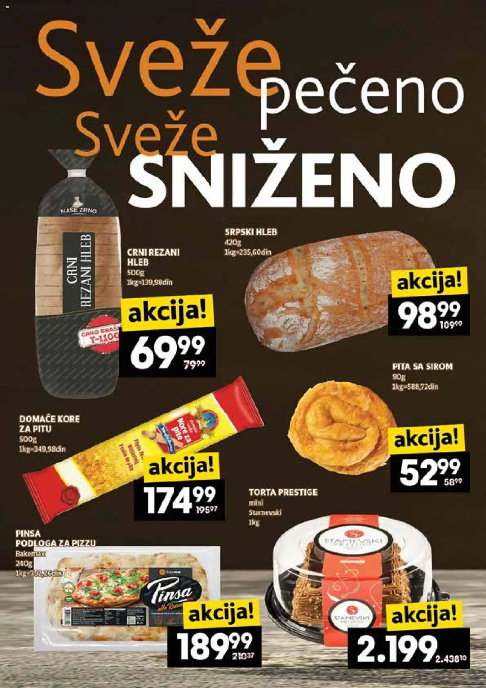 Roda katalog - važi od 15.01.2026 | Strana: 14 | Proizvode: Rezani hleb, Pita, Hleb, Torta