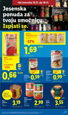 Katalog Lidl - Pregled kataloga iz trgovine Lidl, vrijedi od 10.11.2025 | Stranica: 83