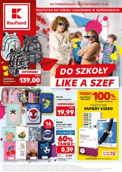 Pogląd oferty "Kaufland gazetka - Do Szkoły Like A Szef" - ważna od 28.07.2025