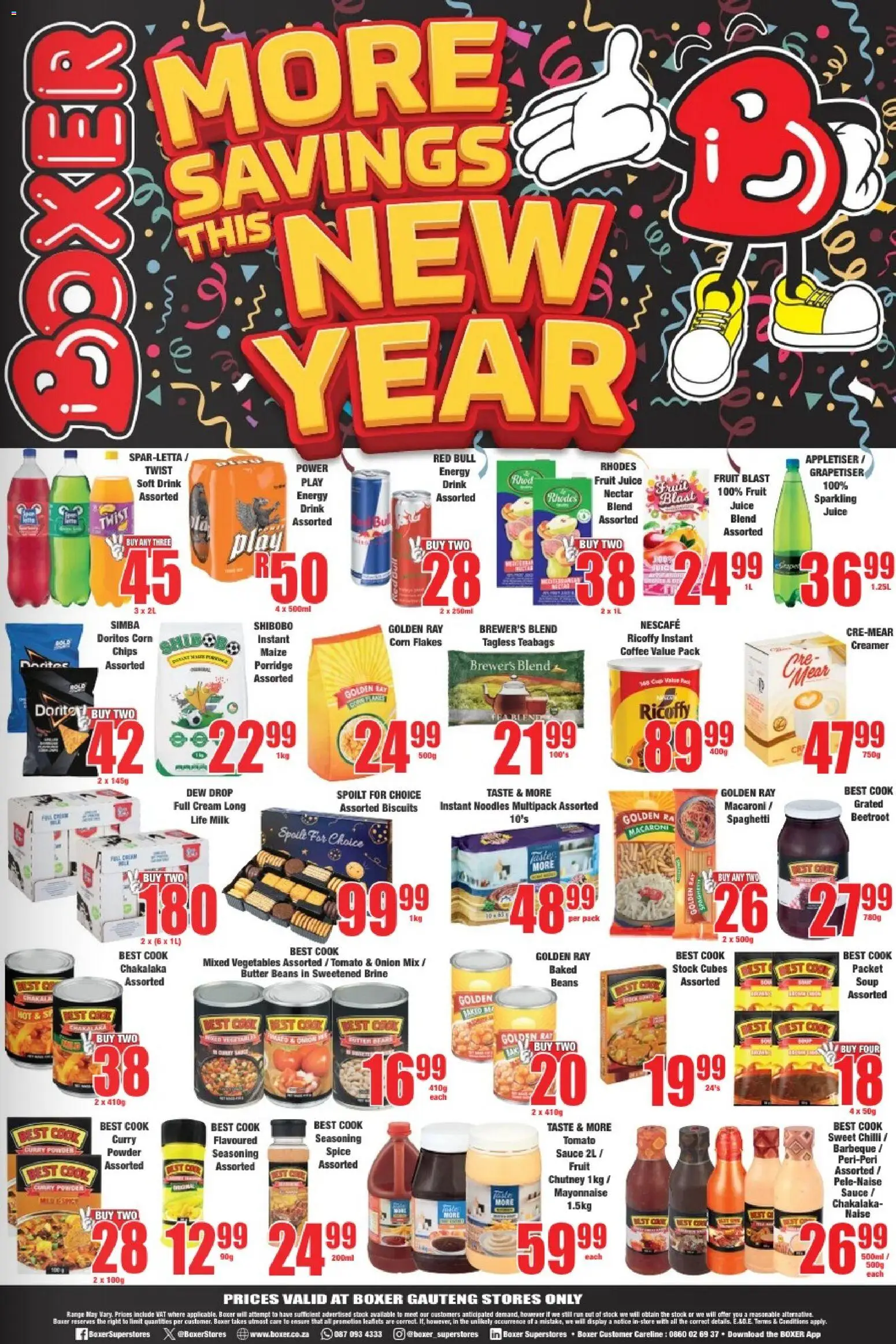 New Boxer catalogue – valid from 29.12.2025 | Page: 2 | Products: Creamer, Powder, Cream, Chilli