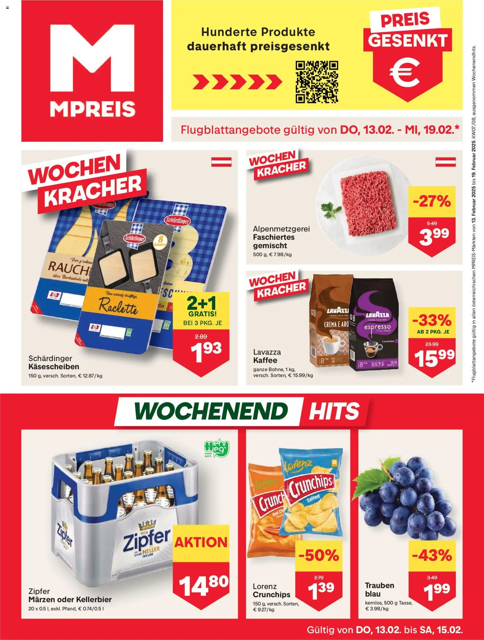 MPREIS Altenmarkt im Pongau gültig ab 13.02.2026 | Seite: 1 | Produkte: Kaffee