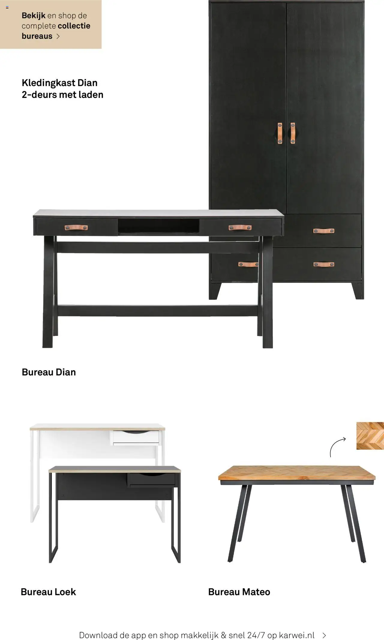  | Pagina: 51 | Producten: Kledingkast, Bureau