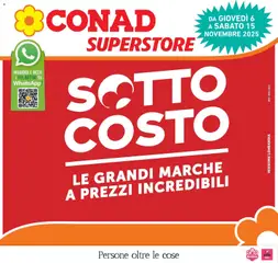 Anteprima del volantino Conad - Sottocosto valido a partire dal 06.11.2025