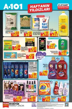 21.03.2026 tarihinden itibaren geçerli olan A101 kataloğu önizlemesi