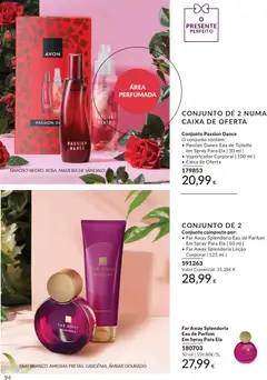Pré-visualização Catálogo Avon Campanha 3 válido de 01.03.2026 | Página: 100 | Produtos: Ameixas, Perfume, Eau de toilette, Caixa