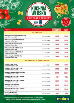 Pogląd oferty "Makro Gazetka - Kuchnia włoska" - ważna od 18.07.2025