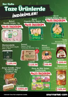 02.10.2025 tarihinden itibaren geçerli olan Onur Market kataloğu önizlemesi | Sayfa: 2