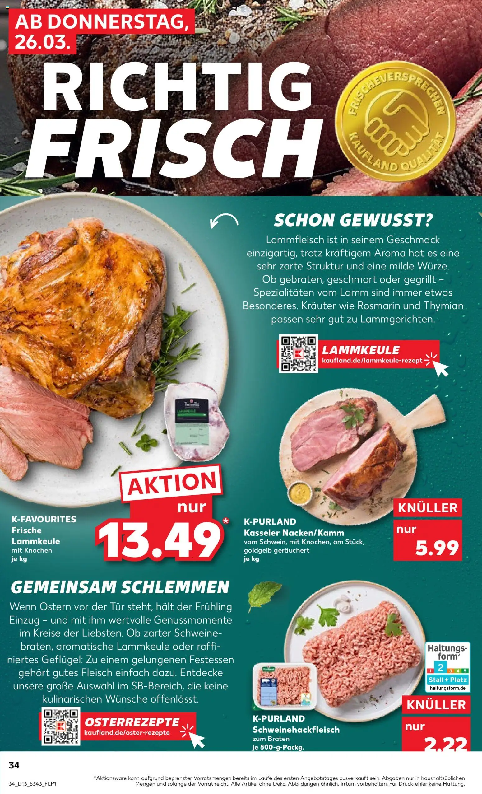 Kaufland Německo leták od 26.03.2026 | Strana: 34