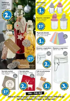 TEDi katalog akcije – veljaven od 05.12.2025 | Stran: 9 | Izdelki: Steklenica, Kozarec, Kos