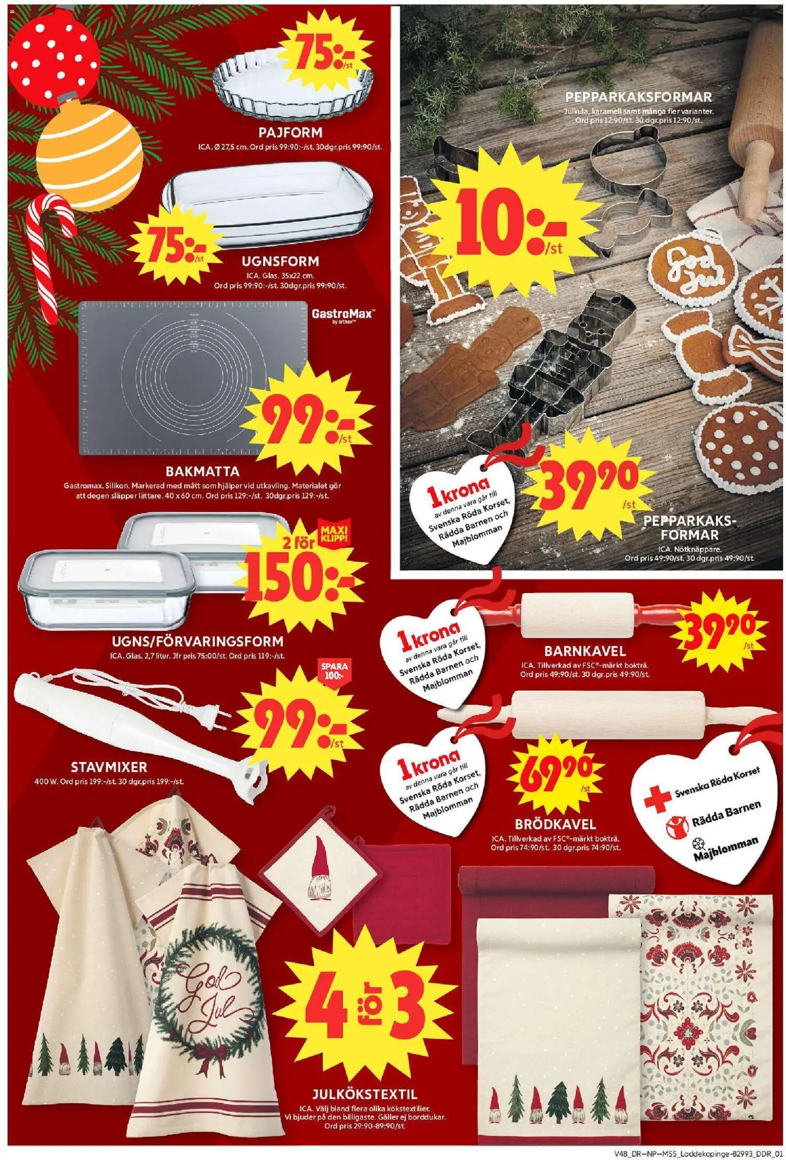 ICA Maxi reklamblad aktuell från 24.11.2025 | Sida: 9 | Produkter: Galler, Stavmixer, Blender