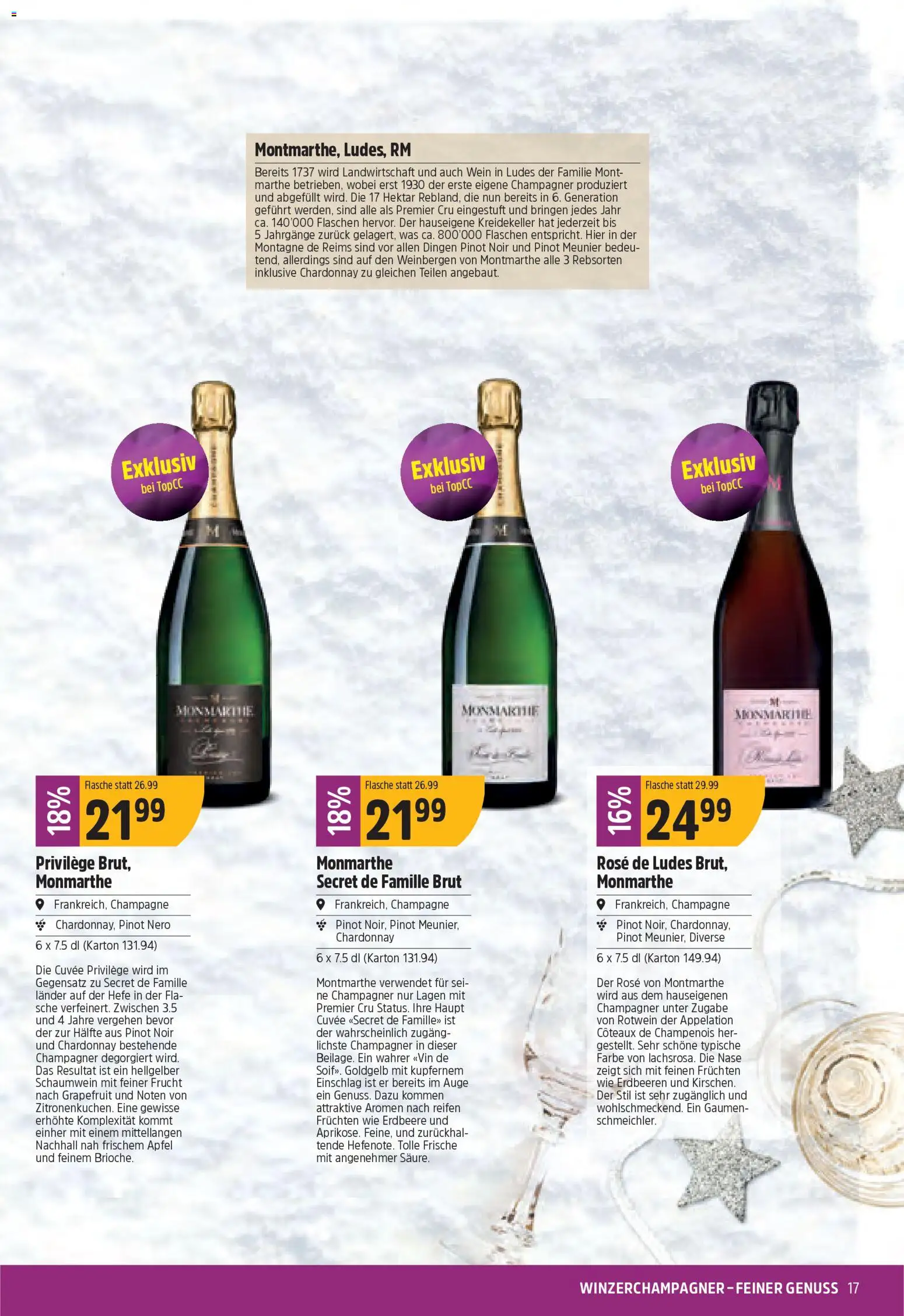 TopCC - Black Friday – gültig ab 01.12.2025 | Seite: 17 | Produkte: Rotwein, Wein, Äpfel, Grapefruit