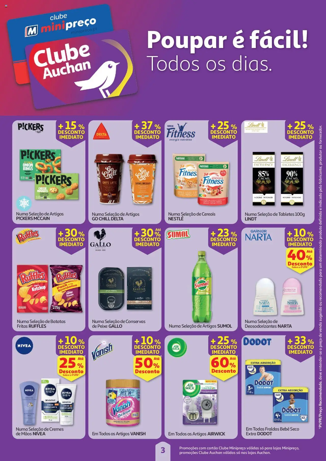 Auchan folheto │ válido de 31.07.2025 | Página: 3 | Produtos: Atum, Presunto, Ketchup, Creme