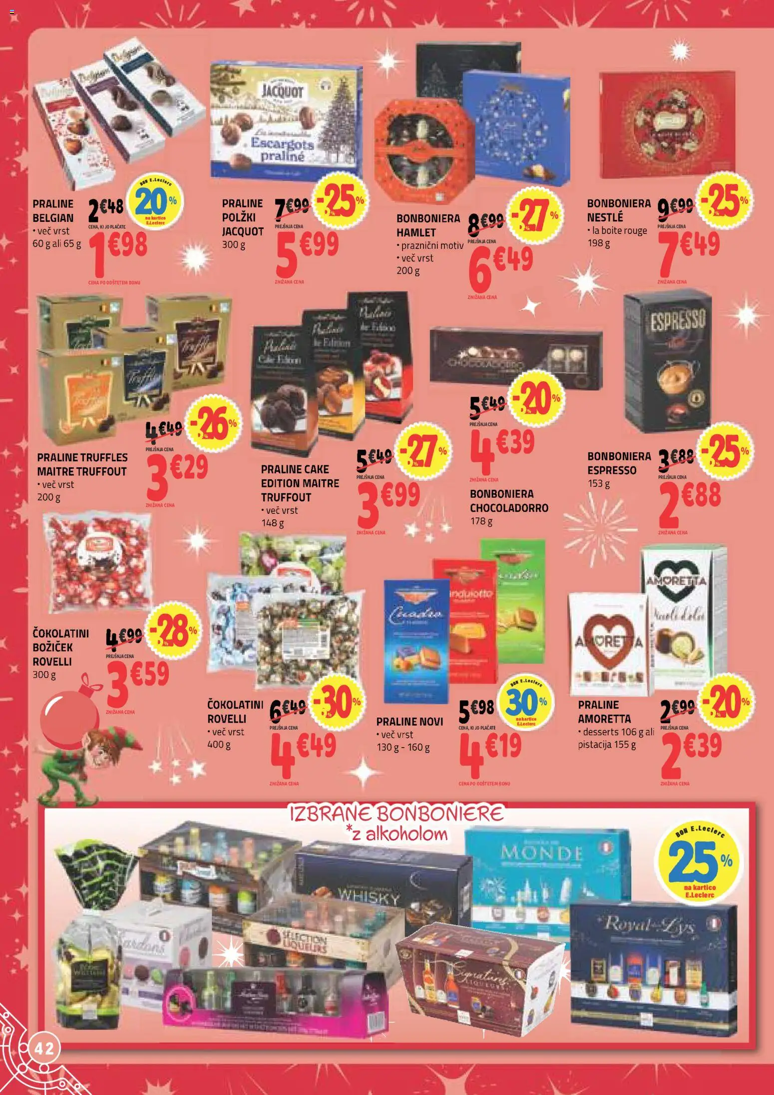 Novi E.leclerc katalog ponudbe – veljaven od 04.11.2025 | Stran: 4 | Izdelki: Bonboniera