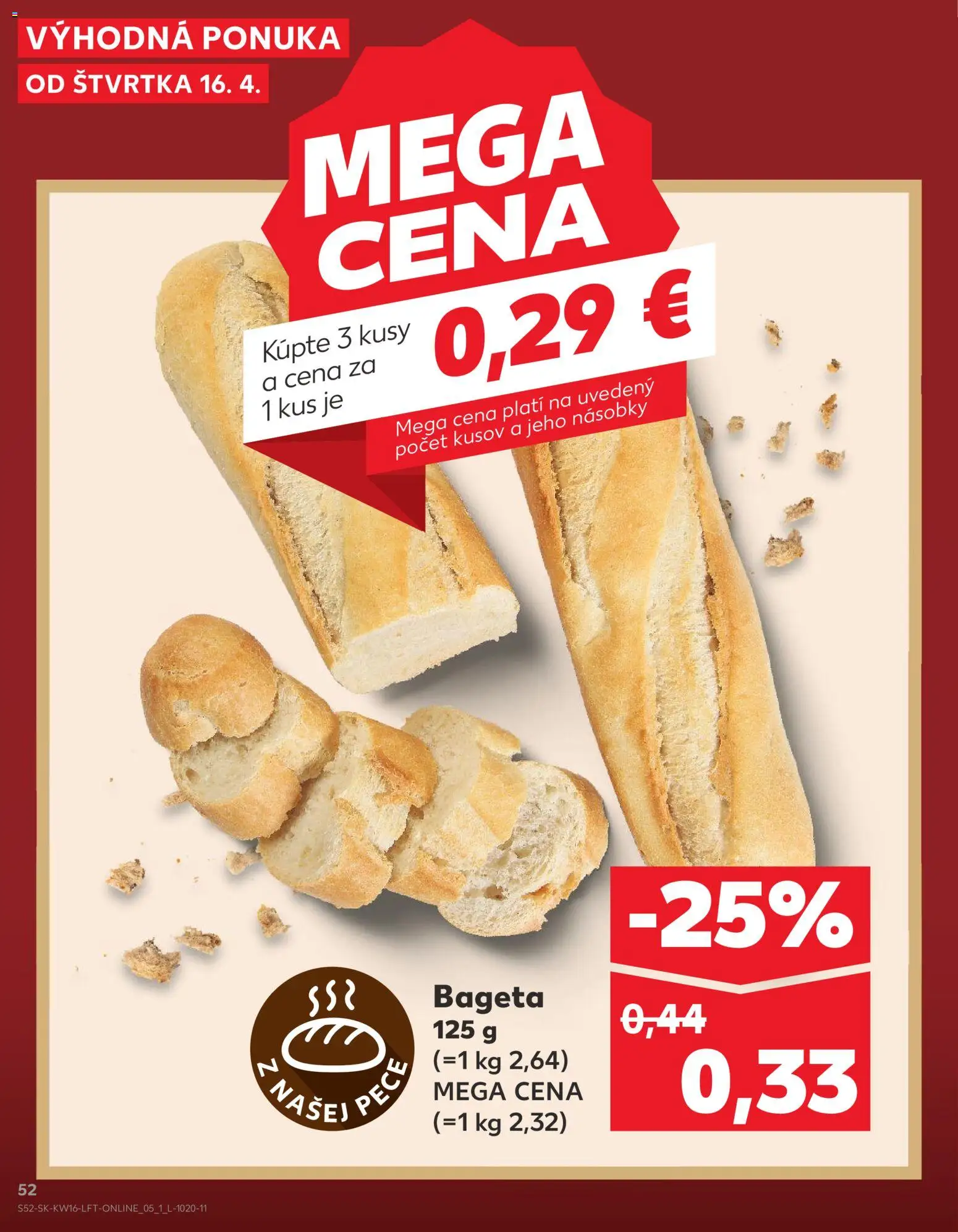 Nové Kaufland akcie – leták je platný od 16.04.2026 | Strana: 52