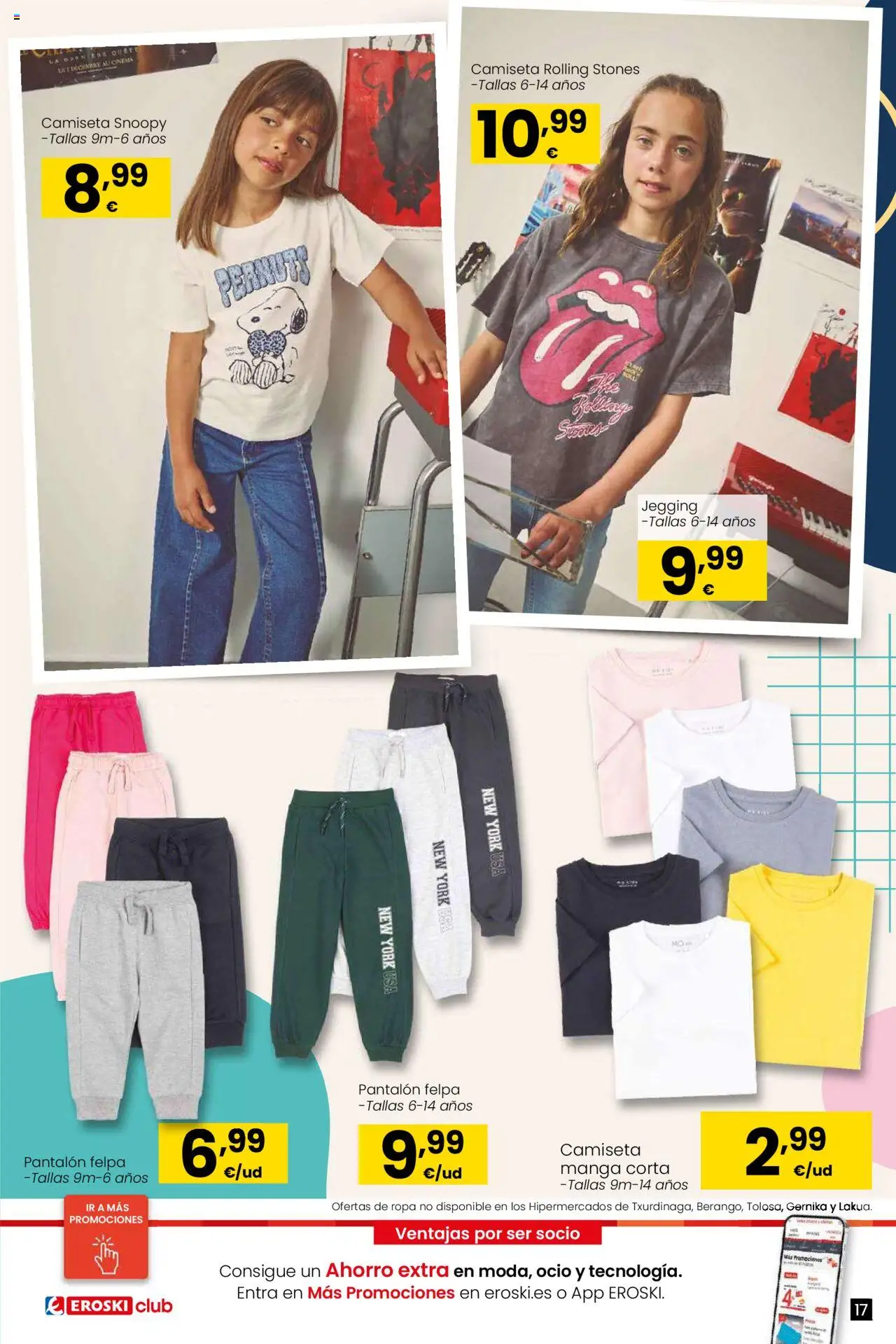 Eroski - Vuelta al cole │ válido desde el 21.08.2025 | Página: 17 | Productos: Ropa