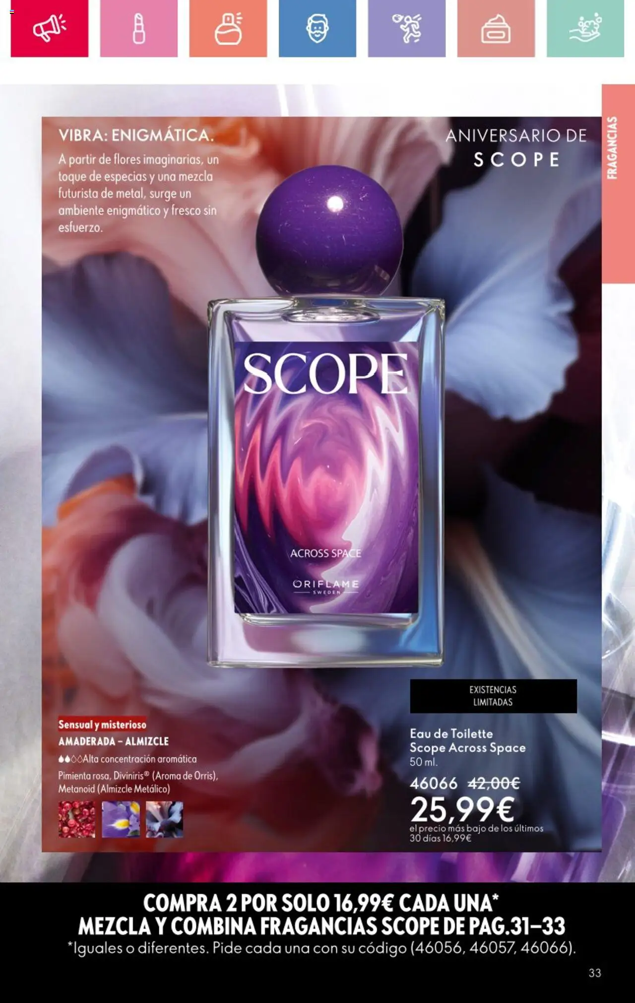 Oriflame - Catálogo Campaña 12 │ válido desde el 24.08.2025 | Página: 33 | Productos: Eau de toilette