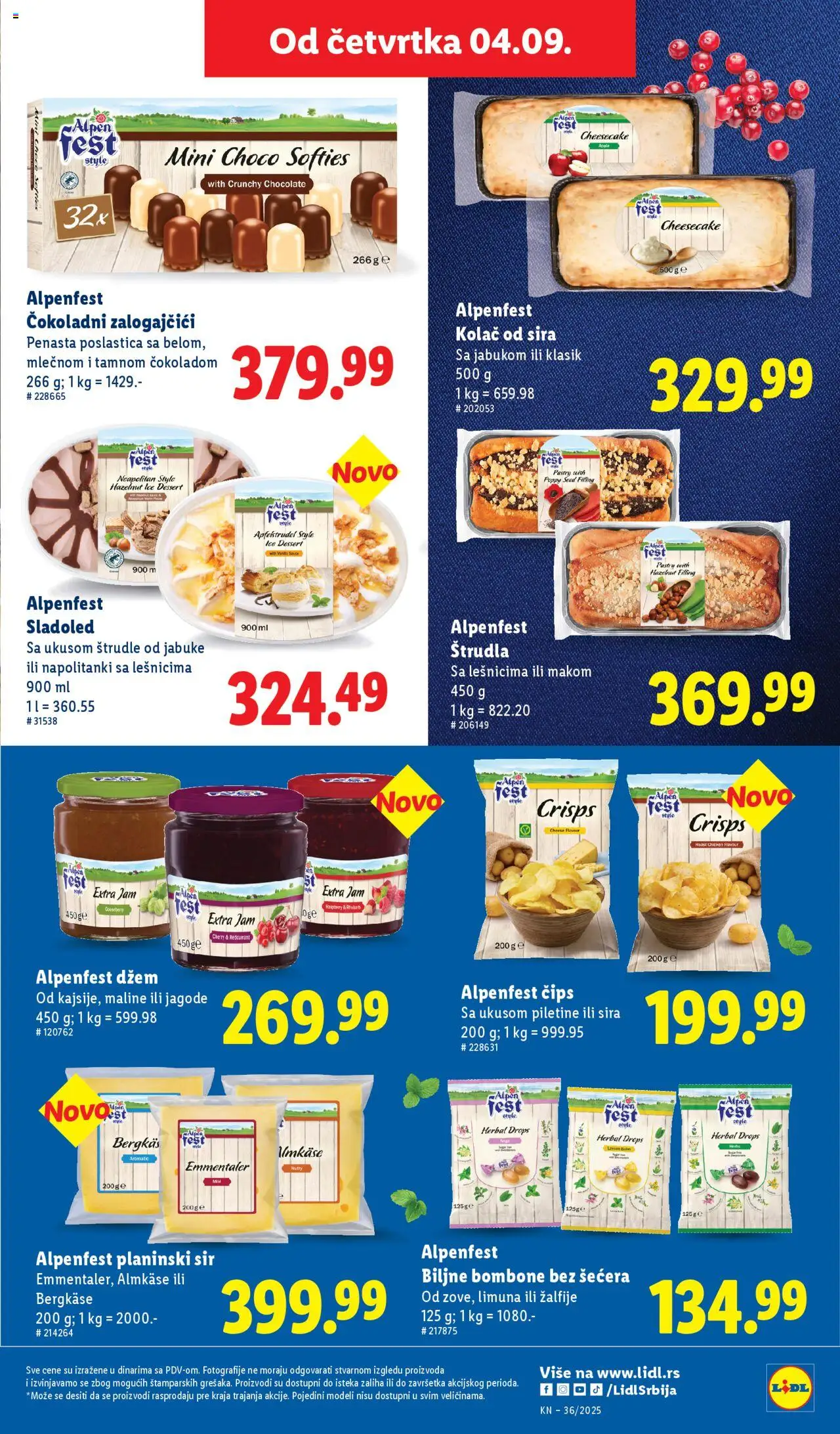 Lidl katalog - važi od 04.09.2025 | Strana: 25 | Proizvode: Bombone, Jagode, Sir, Candy